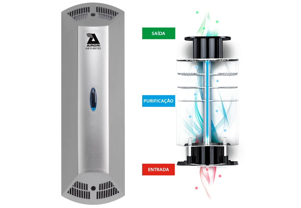 Purificador de ar e higienizador de ambiente